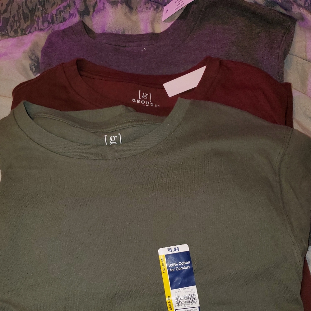 Three long sleeve shirts for Men.